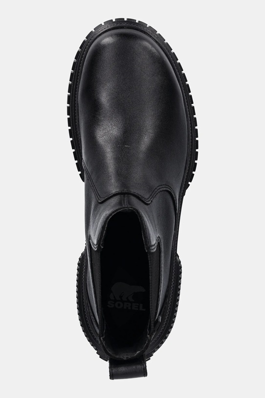 Kožené topánky chelsea Sorel ONA AVE CHELSEA BOOT WP čierna 2102161010