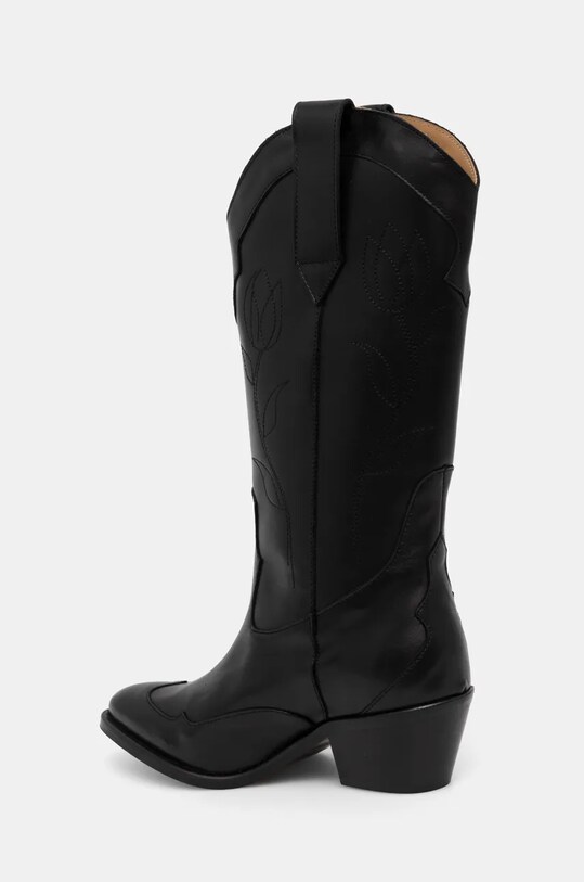 Obuwie Alohas kowbojki skórzane Liberty S100364.02 czarny