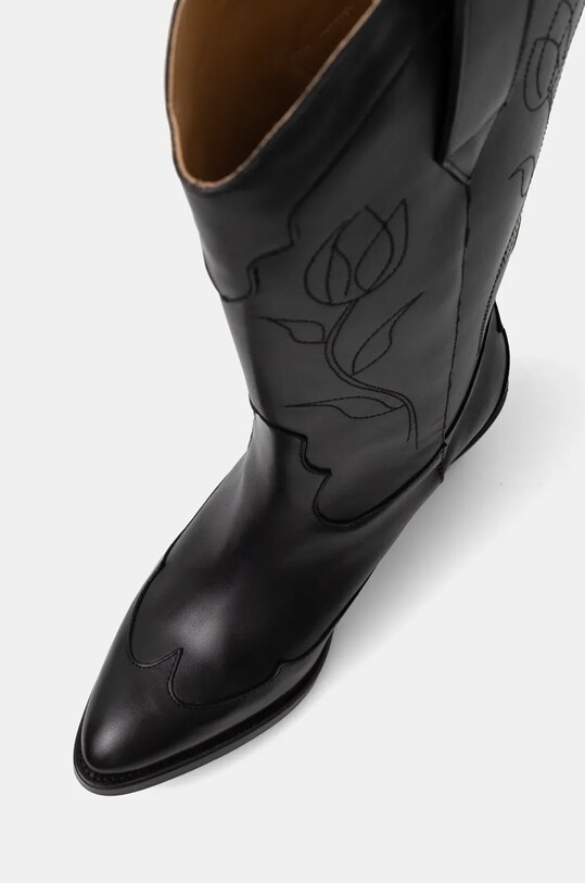 Kožne kaubojske čizme Alohas Liberty crna S100364.02