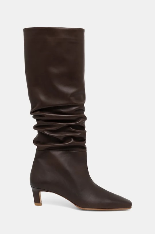 Δερμάτινες μπότες Alohas Kalila S100549.02 καφέ AW24