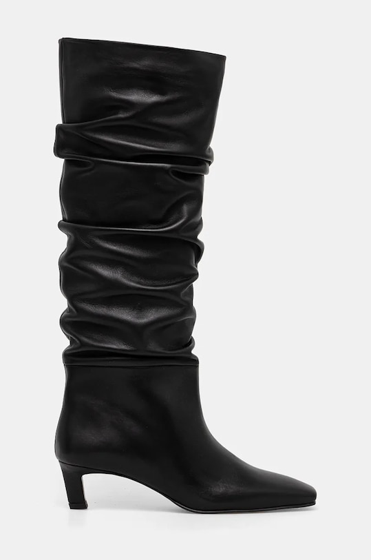 Alohas ghete de piele Kalila pana la 5 cm negru S100549.01