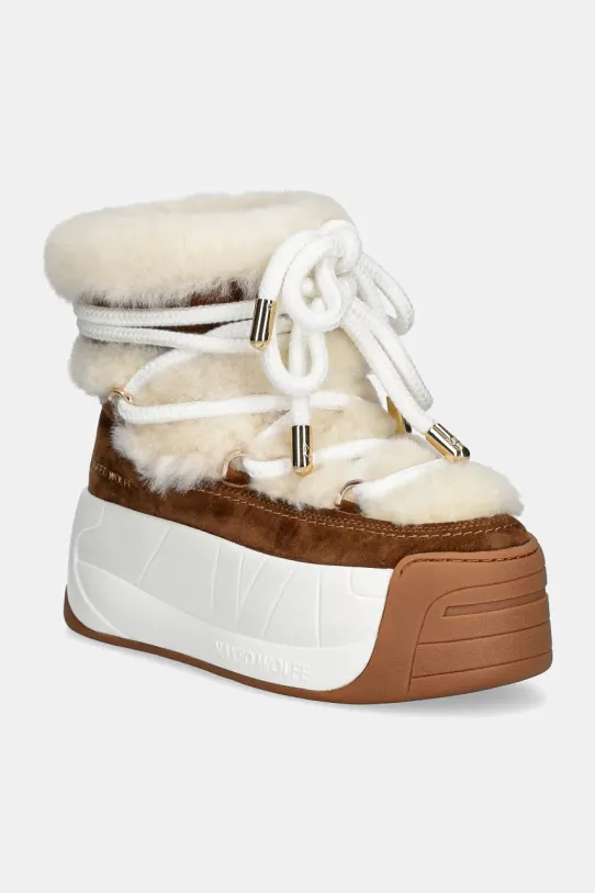 Зимние сапоги Naked Wolfe Darling замш коричневый Darling.Tan