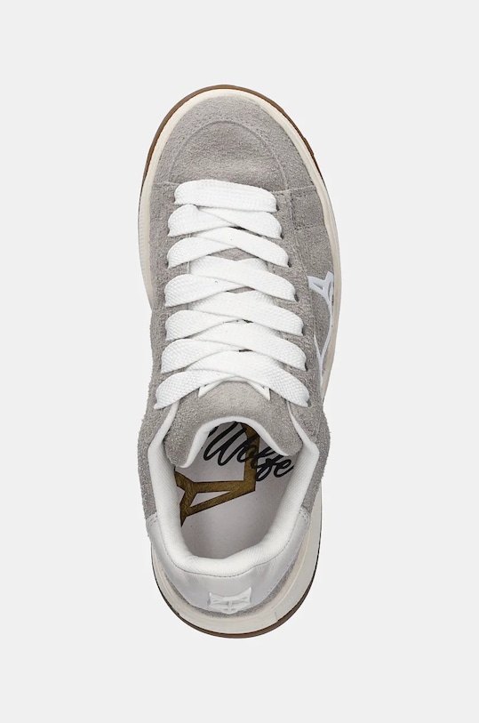 Naked Wolfe sneakers din piele intoarsă Sound gri Sound.Light.Grey
