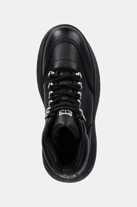 Кожени обувки Naked Wolfe Spike черен Spike.Black