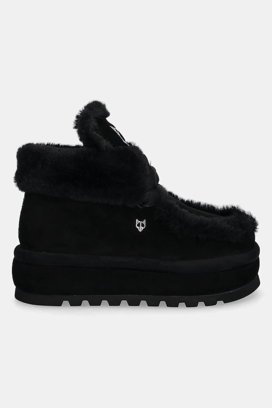 Naked Wolfe śniegowce zamszowe Bambi Bambi.Black czarny AW24