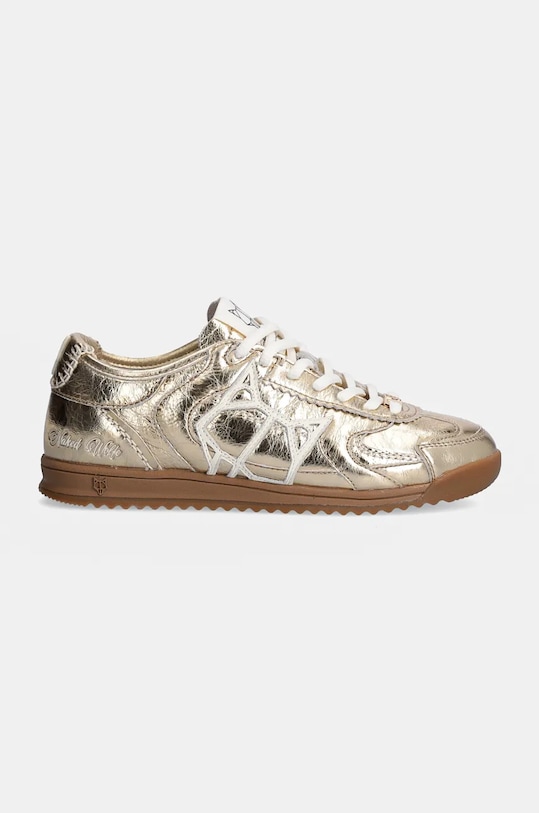 Naked Wolfe sneakers din piele Exposure Exposure.Gold aur AW24