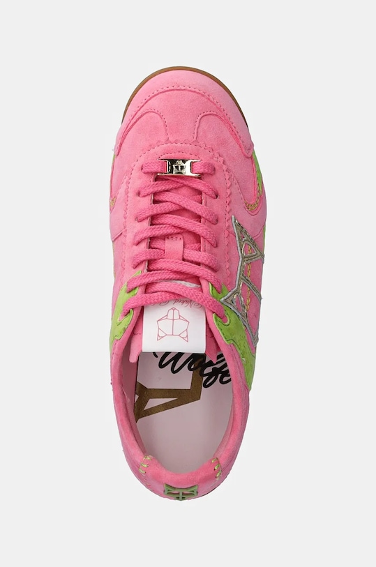 Semišové tenisky Naked Wolfe Exposure ružová Exposure.Pink
