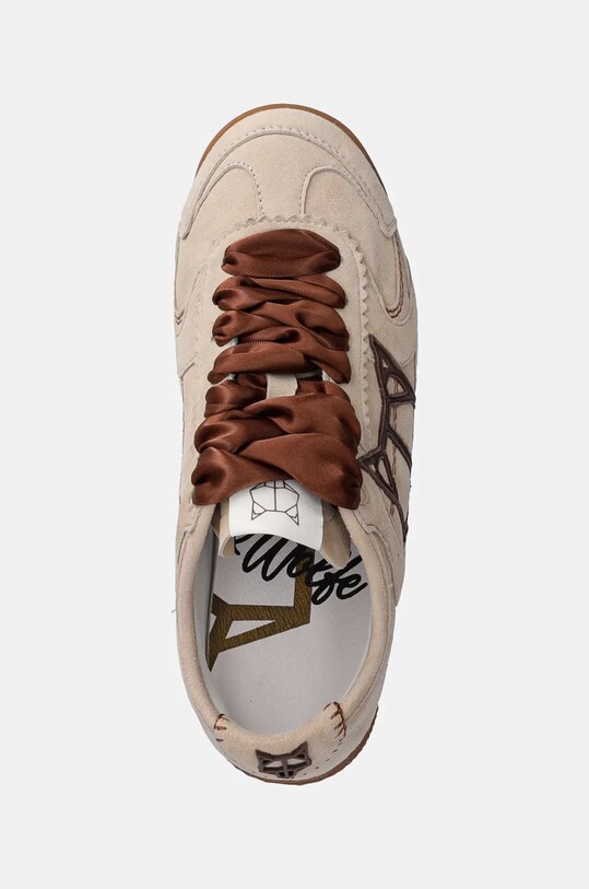 Замшевые кроссовки Naked Wolfe Exposure бежевый Exposure.Off.White
