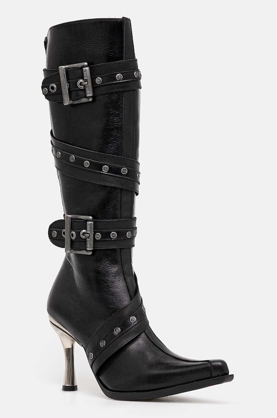 New Rock stivali in pelle ITALI NEGRO + MALICIA TACON CARIBE ACERO