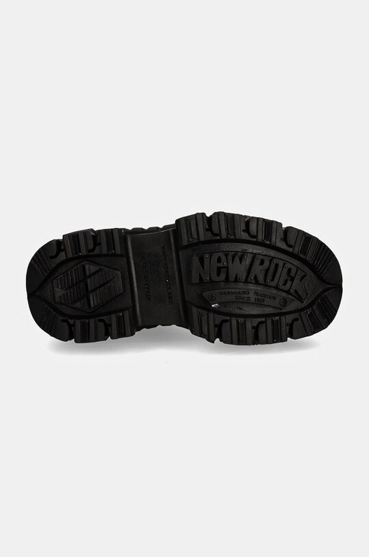 Кожаные полусапоги New Rock CRUST NEGRO IMPERFECT TANK NEGRO TORNILLOS M.TANK083.C1 чёрный