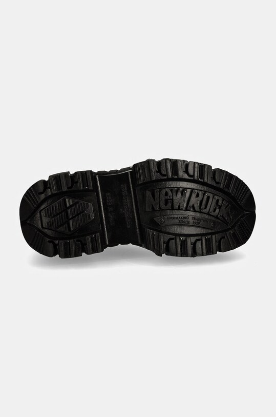 Шкіряні туфлі New Rock CRUST NEGRO + TANK NEGRO M.TANKMILI003.S1 чорний