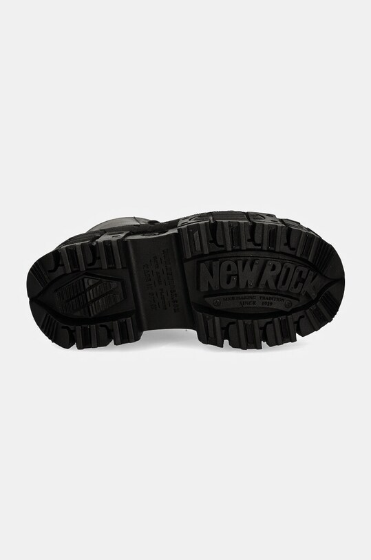 Кожаные полусапоги New Rock CRUST NEGRO + TANK CASCO NEGRO M.WALL083C.S5 чёрный