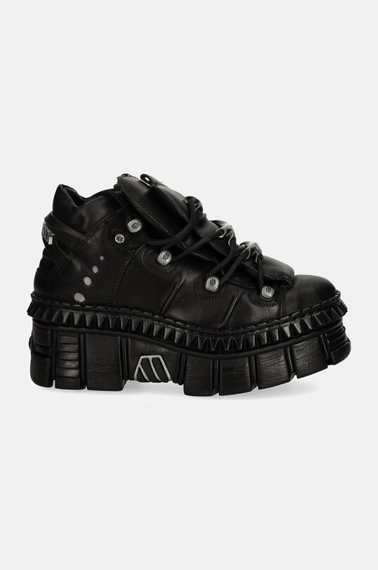 New Rock sneakers CRUST NEGRO + TOWER CASCO NEGRO M.WALL106.S13 black AW24