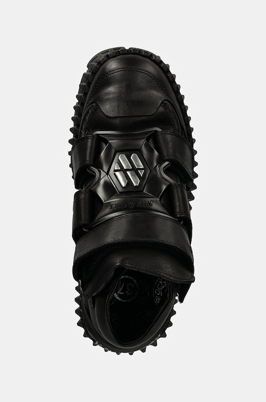Δερμάτινα αθλητικά παπούτσια New Rock CRUST NEGRO NEGRO + TOWER CASCO NEGRO μαύρο M.WALL285.S3