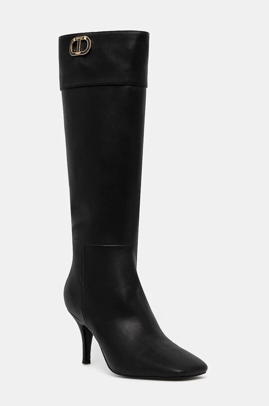 Ботуши Twinset изкуствен черен 242TGT030.00006