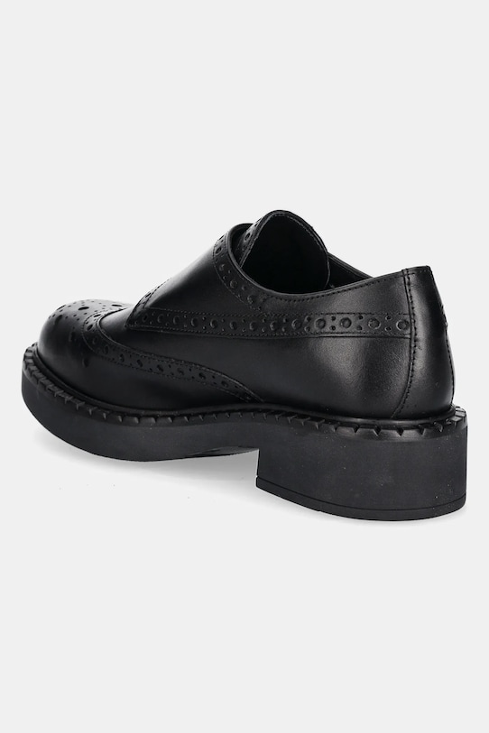 Обувки Кожени половинки обувки Twinset 242TGT092.00006 черен