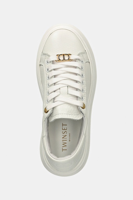 Twinset sneakers din piele alb 242TGT184.00001