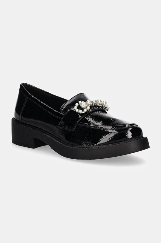 Aldo mocasini DINARA imitatie de piele lacuita negru 13806014.DINARA