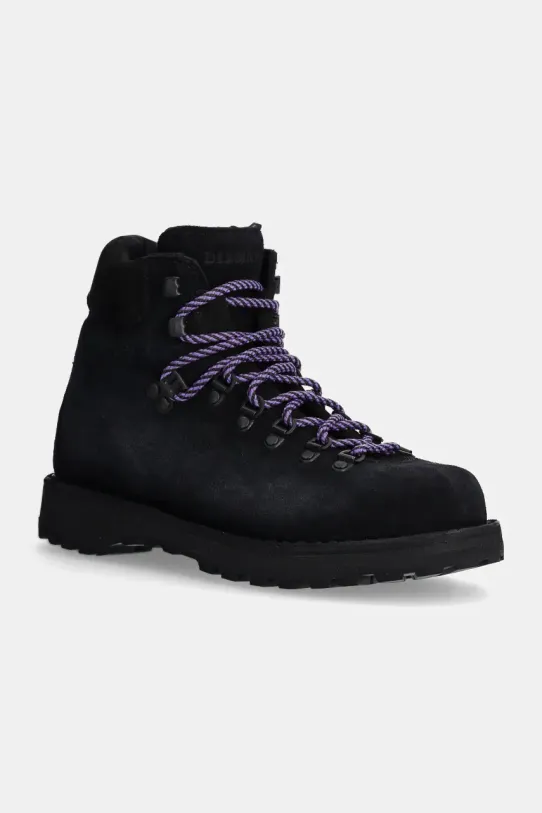 Diemme pantofi de piele intoarsa Roccia Vet pana la 5 cm negru DI24FWRVW.I01S008BLK