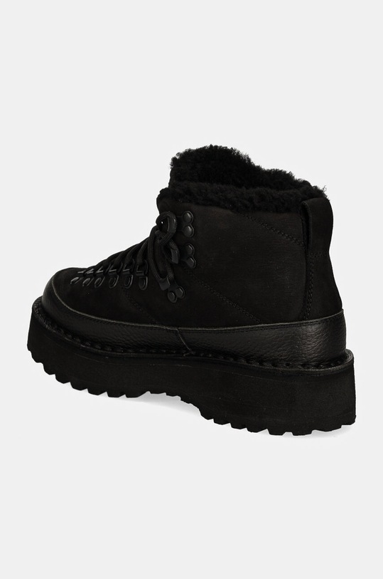 Obuwie Diemme botki nubukowe Sesto Shearling DI23FWSEW.I01X060BLK czarny