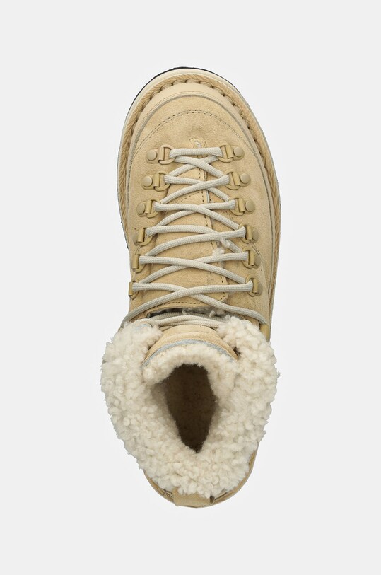 Diemme botki zamszowe Sesto Shearling beżowy DI23FWSEW.I01X061SND