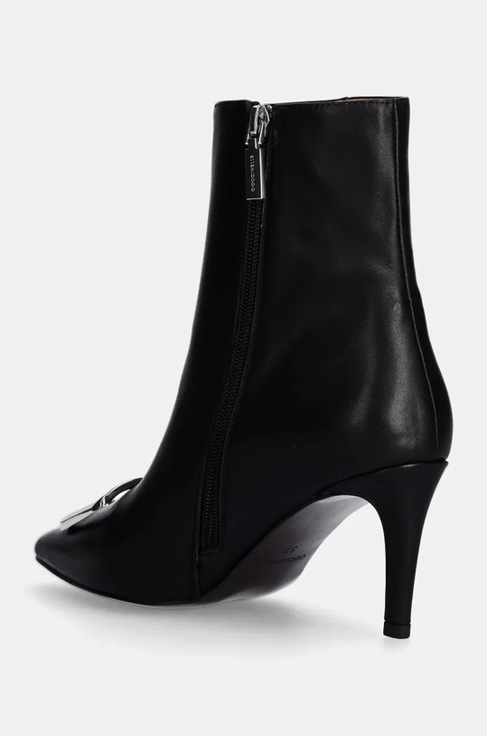 Boty Kožené kotníkové boty Coccinelle E4.RDC.11.01.01.001 černá