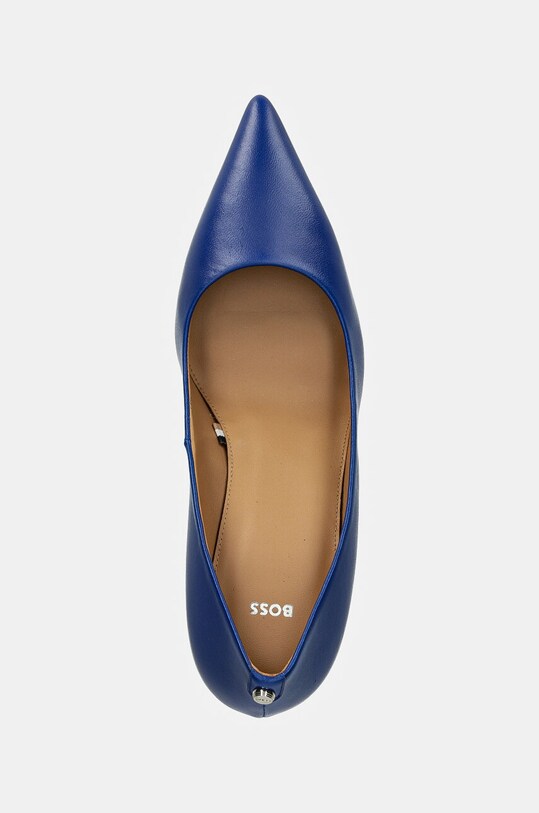 BOSS szpilki skórzane Janet niebieski 50498836.434
