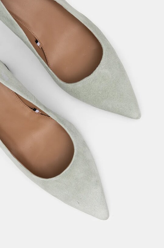 Semišové lodičky BOSS Janet 50503640.339 zelená