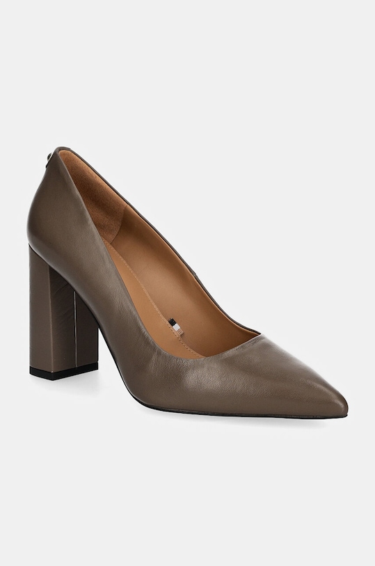 BOSS pantofi de piele Janet gros maro 50518512.211