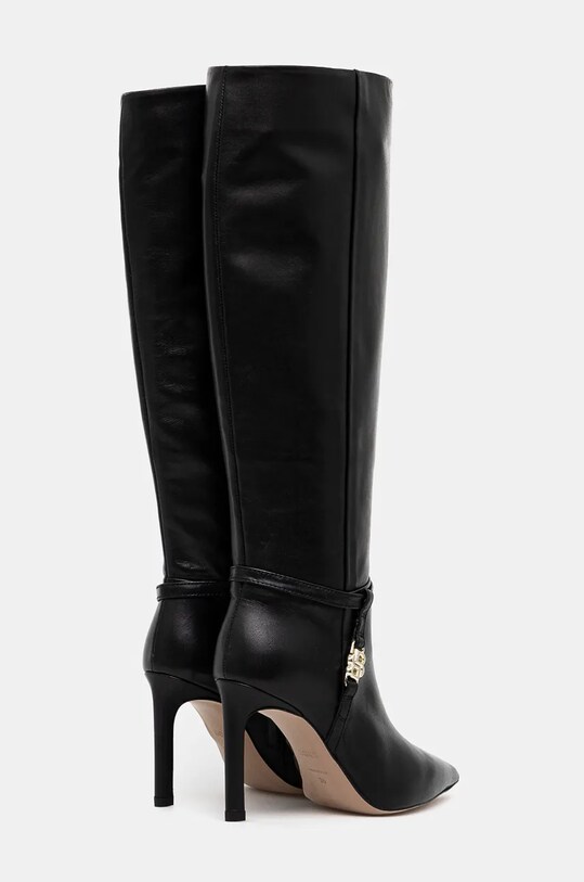 Кожени ботуши BOSS Janet черен 50529806.001