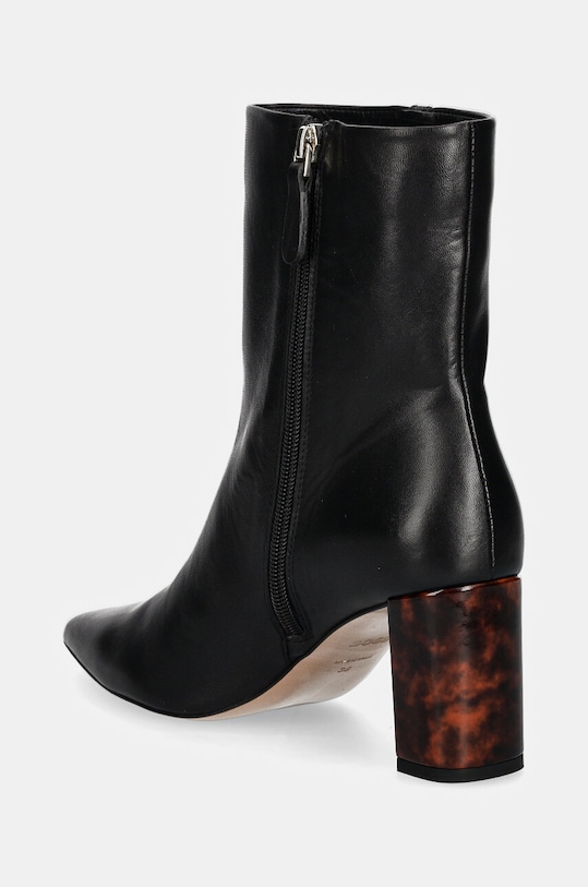 Obuwie BOSS botki skórzane Janet 50529810.001 czarny