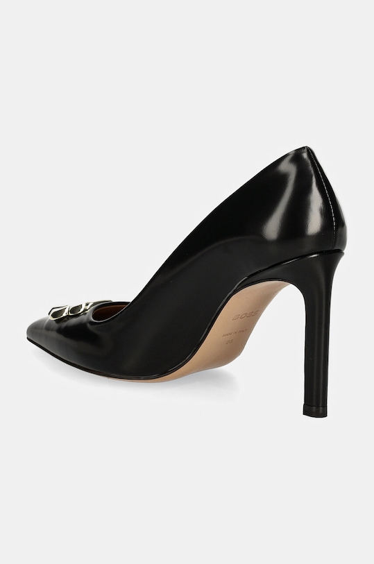 Boty Kožené lodičky BOSS Janet 50529820.001 černá