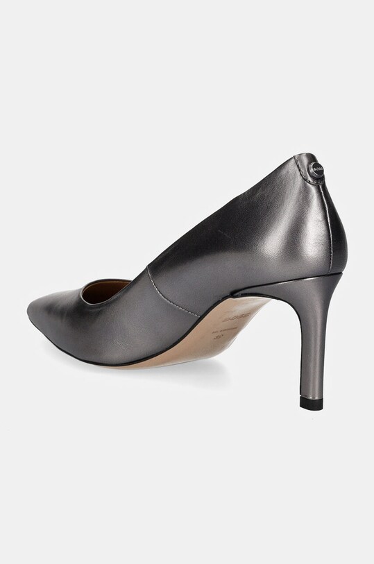 Încălțăminte BOSS stilettos de piele Janet 50529831.042 argintiu