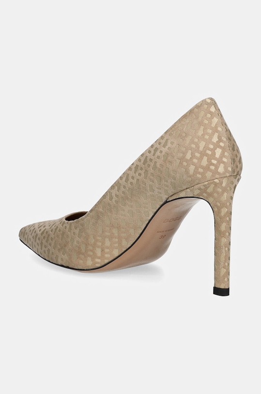 Obuwie BOSS szpilki Janet 50529841.260 beżowy
