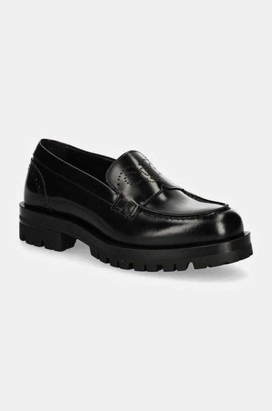BOSS mocasini de piele Helen piele negru 50529799.001