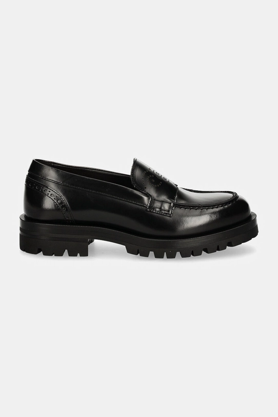 BOSS mocasini de piele Helen 50529799.001 negru AW24