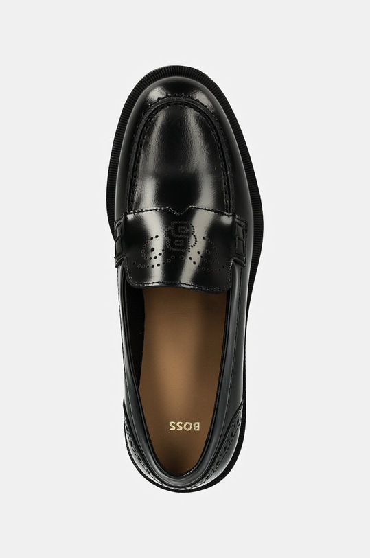 Kožené mokasíny BOSS Helen černá 50529799.001