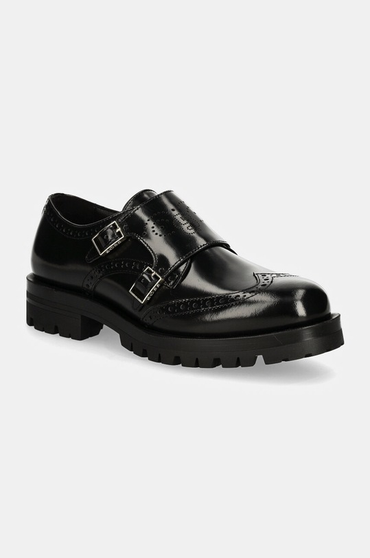 BOSS scarpe in pelle Helen pelle fiore nero 50529804.001
