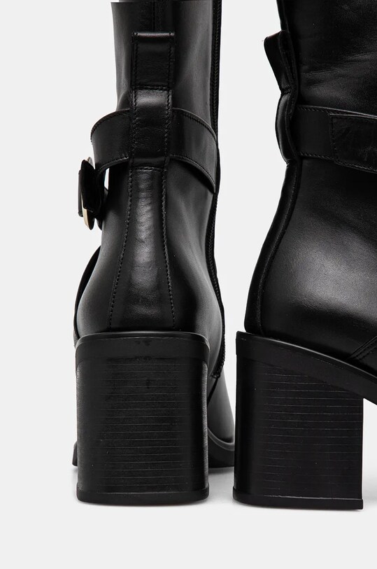 BOSS ghete de piele Camy negru 50536718.001