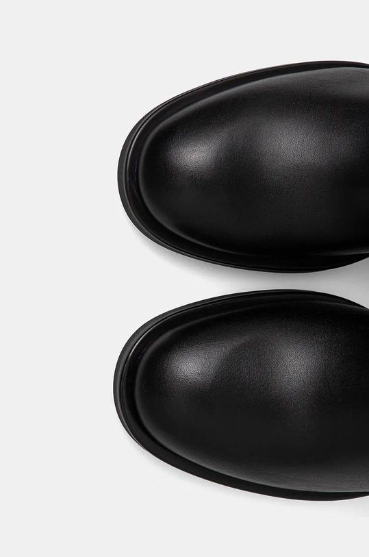 Kožené čižmy BOSS Camy 50536718.001 čierna