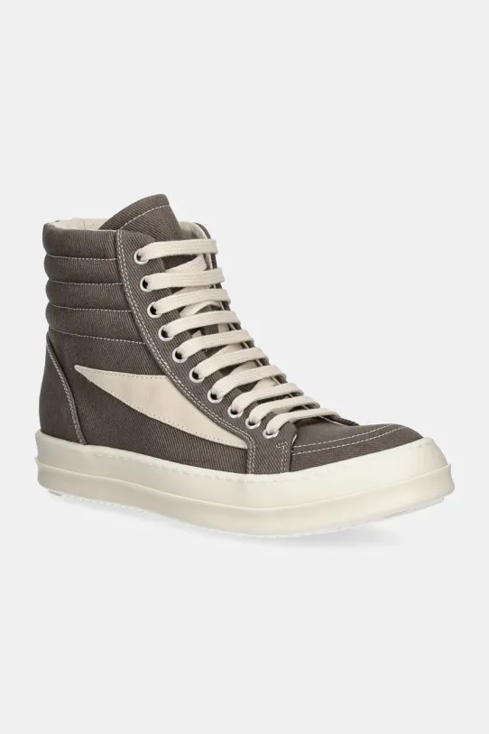 Tenisky Rick Owens Vintage textilný zelená DS02D2810.DOLVS
