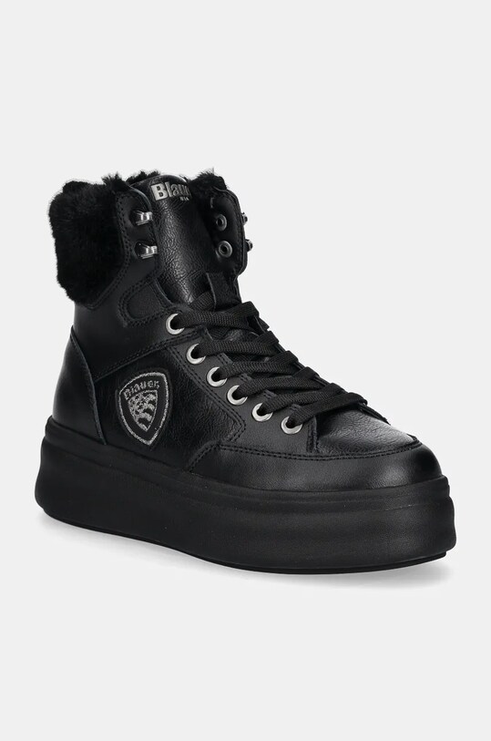 Blauer buty EMERY tekstylny czarny F4EMERY01.LEA