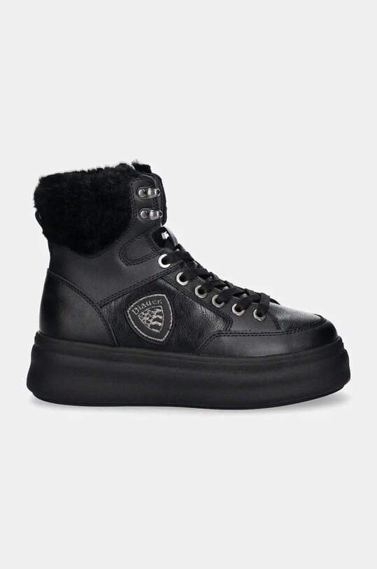 Blauer buty EMERY F4EMERY01.LEA czarny AW24