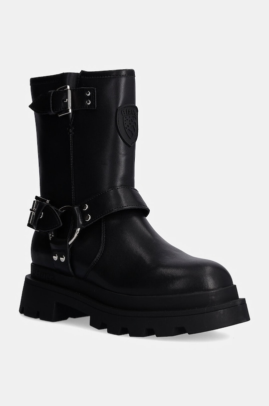 Кожаные полусапожки Blauer KIMMEL без утепления чёрный F4KIMMEL07.LEP