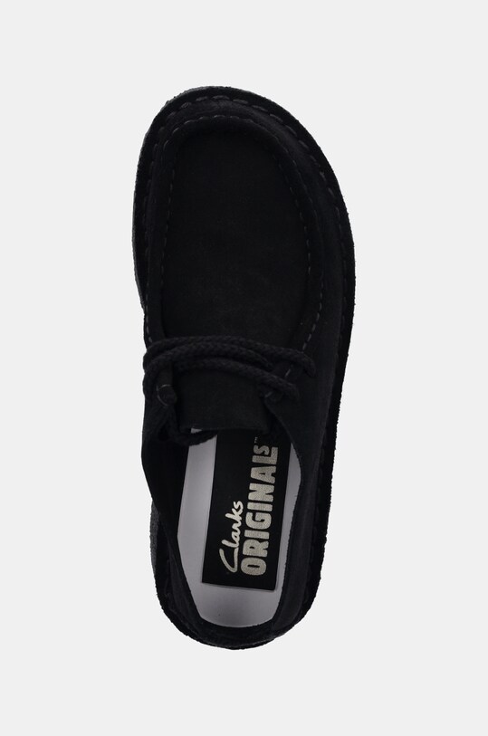 Semišové poltopánky Clarks Originals Desert Nomad čierna 26178086