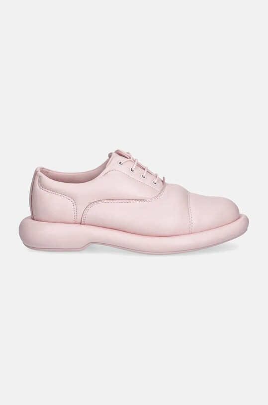 Kožne cipele Clarks Originals CUR Oxford 1 26180961 roza AW24
