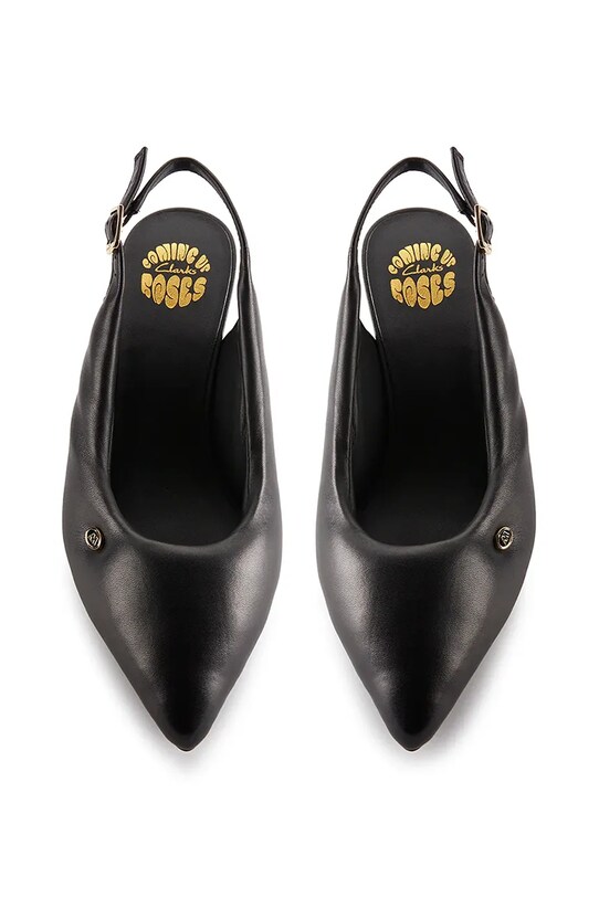 Clarks Originals szpilki skórzane CUR Sling 1 26180966 czarny