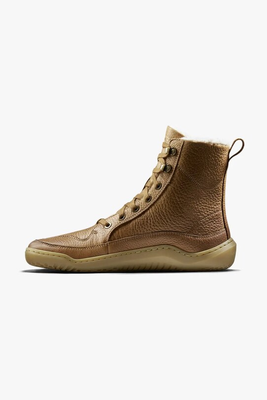 Vivobarefoot stivaletti alla caviglia in pelle GOBI BOOT WARMLINED marrone 209439