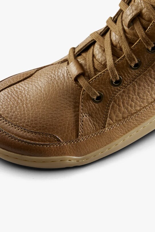 Vivobarefoot stivaletti alla caviglia in pelle GOBI BOOT WARMLINED 209439 marrone