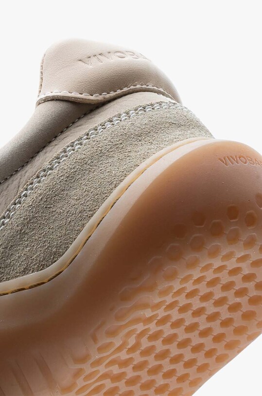 Шкіряні кросівки Vivobarefoot GOBI SNEAKER PREMIUM LEATHER бежевий 203435
